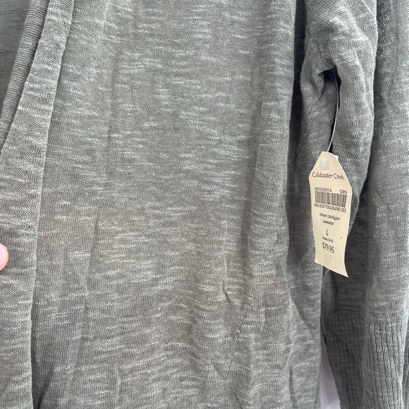 Coldwater creek boho lag and look long sleeve cardigan size large 14-16 Nwt - Picture 5 of 9